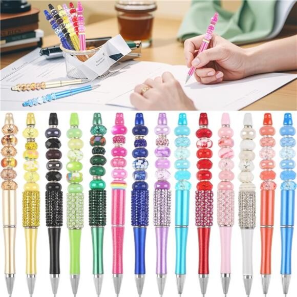 100Pcs Large Hole Beads Spacer Bead Mixed Color Assorted European Craft Big - Picture 5 of 6